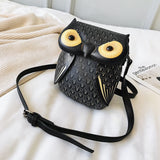 LUTAOTIE  Spring New Fashion Small Cat Bag Cartoon Owl Bag Shoulder Messenger Bag Foreign Trade Flower Printed Small Bag