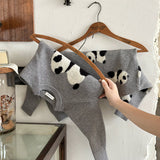 2024 autumn and winter sweater boys sweater cardigan spring girls sweater