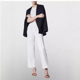 LUTAOTIE  Step in New Fashion All-Matching Bootleg Pants  New Slim Fit Slimming Draping Effect Casual Suit Pants Women