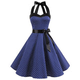 Hot Trade  TikTok Fashion Summer Polka Dot Brace Sexy Sweet Women's Clothing Dress Factory Direct Sales