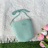 LUTAOTIE  Spring and Summer New Light Board Adult Bag Fashionable Shoulder Messenger Bag Handmade DIY Cute Woven Change Straw Bag