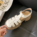 LUTAOTIE New Women's Roman Summer Muffin Chunky Sandals