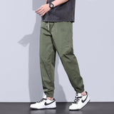 LUTAOTIE Sports Trousers Men's Loose Tappered Men's Pants  Spring and Summer New All-Matching Fashion Brand Tooling Casual Pants Men