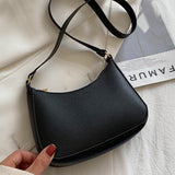 LUTAOTIE  Cross-Border Women's Bag New Fashion Underarm Square Bag Candy Color Simple Small Bag Dumpling Shoulder Bag