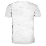 LUTAOTIE (RS-9 Special Shot) European and American Loose Cross-Border T-shirt Men's Printed 3DT T-shirt Milk Silk