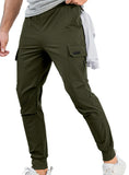 LUTAOTIE Summer  European and American New Cargo Pants Loose Casual Pants Skinny Pants Ankle-Tied Men's Trousers