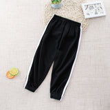 LUTAOTIE Bloomers 23 Spring/Summer New Children's Pants Casual Pants Girls Boys' Pants Ankle-Tied Loose Outer Wear Children's Anti-Mosquito Pants