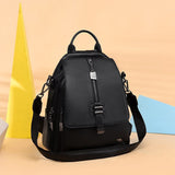 Women's Backpack  New Fashion Pu Soft Leather Small Backpack Korean Style Personalized Women's Backpack Trendy Dual-Use Chest Bag