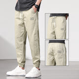 LUTAOTIE Sports Trousers Men's Loose Tappered Men's Pants  Spring and Summer New All-Matching Fashion Brand Tooling Casual Pants Men