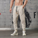 LUTAOTIE Foreign Trade Autumn Leisure Track Sweatpants Men's Loose Tappered Trousers Three-Dimensional Stitching Fitness Running Training New