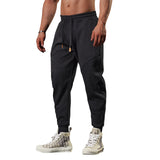 LUTAOTIE Foreign Trade Autumn Leisure Track Sweatpants Men's Loose Tappered Trousers Three-Dimensional Stitching Fitness Running Training New