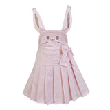 lutaotie Miss Hops Fairycore Cotttagecore Princesscore Overalls Dress