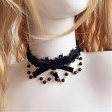 lutaotie Fairytale Raindrop Pearl Princesscore Choker