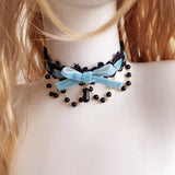 lutaotie Fairytale Raindrop Pearl Princesscore Choker