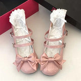 lutaotie Matters of the Heart Princesscore Cottagecore Fairycore Balletcore Coquette Gothic Kawaii Mary Janes Heels Shoes