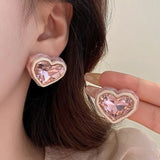 lutaotie Chateau en Rose Cottagecore Princesscore Fairycore Coquette Kawaii Earrings