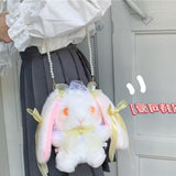 lutaotie Itty Bitty Pearl Bunny Friend Bag