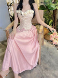 lutaotie Icing Rose Elf Corset Top and Skirt Bottoms Dress Set