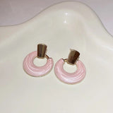 lutaotie Chateau en Rose Cottagecore Princesscore Fairycore Coquette Kawaii Earrings