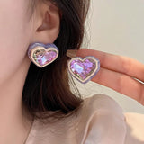 lutaotie Chateau en Rose Cottagecore Princesscore Fairycore Coquette Kawaii Earrings