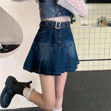 lutaotie Magical Pop Star's Admirer Kawaii Fairycore Princesscore Top with Optional Denim Skirt Bottoms Set