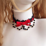 lutaotie Fairytale Raindrop Pearl Princesscore Choker