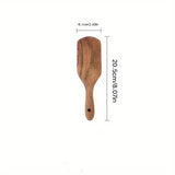 1pc/5pcs Premium Acacia Wood Spatulas, Wooden Spurtles for Baking, Kitchen Gadgets and Accessories