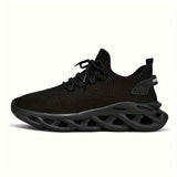 lutaotie Mens Plus Size Stylish Woven Knit Sneakers - Fashion-Forward & Breathable Design - Non-Slip, Comfortable, Perfect for Outdoor Adventures