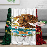 1pc Cozy Eagle Snake Printed Flannel Blanket - Soft, Comfortable, and Warm for Adults - Perfect for Home, Picnic, Travel, and Outdoor Adventures