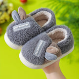 Cute Cartoon Furry House Shoes For Girls, Comfortable Warm Non Slip Soft Sole Indoor Walking Shoes, Autumn And Winter