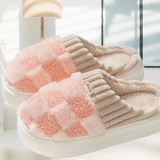 Ultimate Luxury Winter Plush House Slippers - Cloud-Soft Sole, Ultra-Fuzzy Slip-On, Snug Closed Toe - Intense Coziness & Toasty Warmth for Indoor Lounging