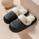 Comfy Warm Detachable Fluffy Slipper For Boys, Lightweight Soft Memory Foam Anti Slip Indoor Home Shoes