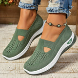 lutaotie Womens Cut-out Sneakers - Ultra-Casual, Exceptionally Breathable, Easy Slip-On Shoes with Super Lightweight Construction and Flat Heel for Comfort - Perfect for Outdoor Walking and Casual Strolls