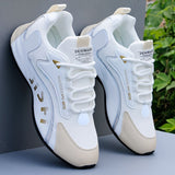 lutaotie Stylish Men’s Sneakers - Breathable & Durable - Anti-Slip Comfort for Outdoor Wear