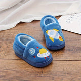 Cozy Cartoon Plush Kids' Slippers - Warm, Non-Slip Indoor Shoes for Boys & Girls, Perfect for Fall/Winter