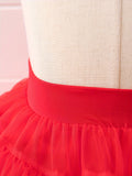 Soft & Stretchy Puffy Tutu Skirt for Little Girls - Ultra-Comfortable and Fluffy Design - Perfect for Holiday Celebrations, Christmas and New Year Parties