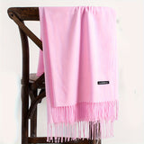 Luxurious Soft Tassel Scarf - Warm, Windproof, Inelastic, Classic, Elegant, and Versatile Accessory for Women - Perfect for Any Occasion, Season, and Style