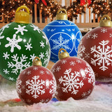 1pc 23.6 Inch Giant Inflatable Christmas Yard Decoration Balloon Ball Outdoor