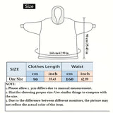 1pc Halloween Style Oversized Hoodie Wearable Blanket For Women Super Soft Warm Comfortable Giant Wearable Blanket Pullover Sleepwear For Women Men Adults With Big Pocket