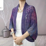 Vibrant Knit Shawl Wrap - Soft, Lightweight, Versatile, and Elastic Cardigan for Women - Perfect for Summer, Autumn, and Casual Outdoor Activities