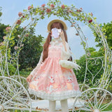 lutaotie Bunny Fest Fairycore Dress