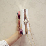 lutaotie Flower Embellished Bag