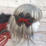 lutaotie Hollowed Evening Fairycore Hat & Hair Accessories Set