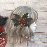 lutaotie Hollowed Evening Fairycore Hat & Hair Accessories Set