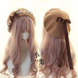 lutaotie Princesscore Long Ribbon Beret Hat