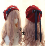 lutaotie Princesscore Long Ribbon Beret Hat