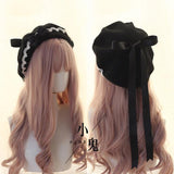 lutaotie Princesscore Long Ribbon Beret Hat