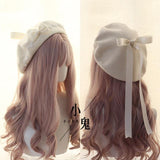 lutaotie Princesscore Long Ribbon Beret Hat