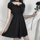 lutaotie Fairytale Fairycore Dark Forest Dress