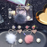 lutaotie Digital Love Kawaii Princesscore earrings